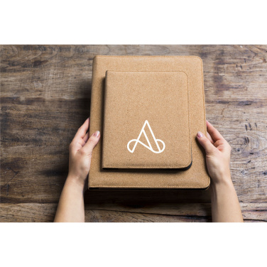 Logo trade promotional gifts picture of: Eco Conference Cork A5 document folder