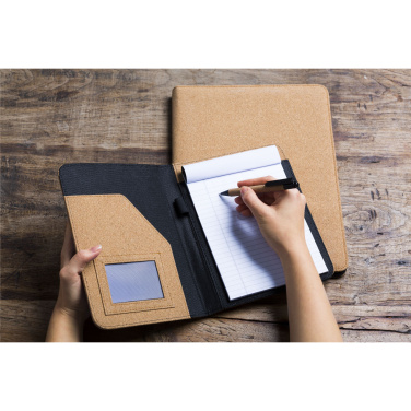 Logo trade promotional item photo of: Eco Conference Cork A5 document folder