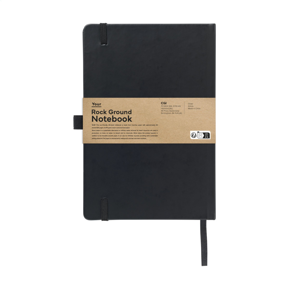 Logotrade promotional products photo of: Rock Ground Paper Notebook A5