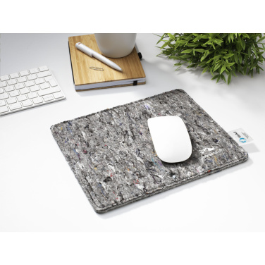 Logotrade promotional gift picture of: Wolkat Tangier Recycled Textile Mousepad
