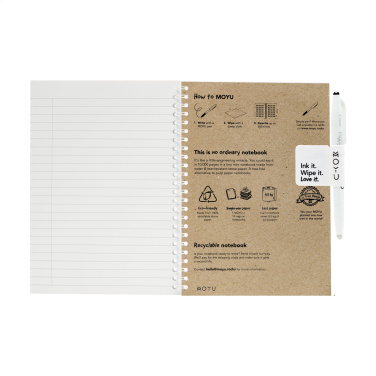 Logo trade corporate gifts picture of: MOYU Erasable Stone Paper Notebook CraftCover 18 pages