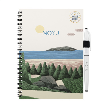 Logo trade promotional giveaways picture of: MOYU Erasable Stone Paper Notebook Custom SoftCover