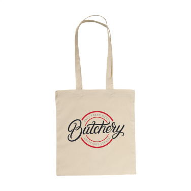 Logo trade promotional gift photo of: ShoppyBag (100 g/m²) long handles cotton bag