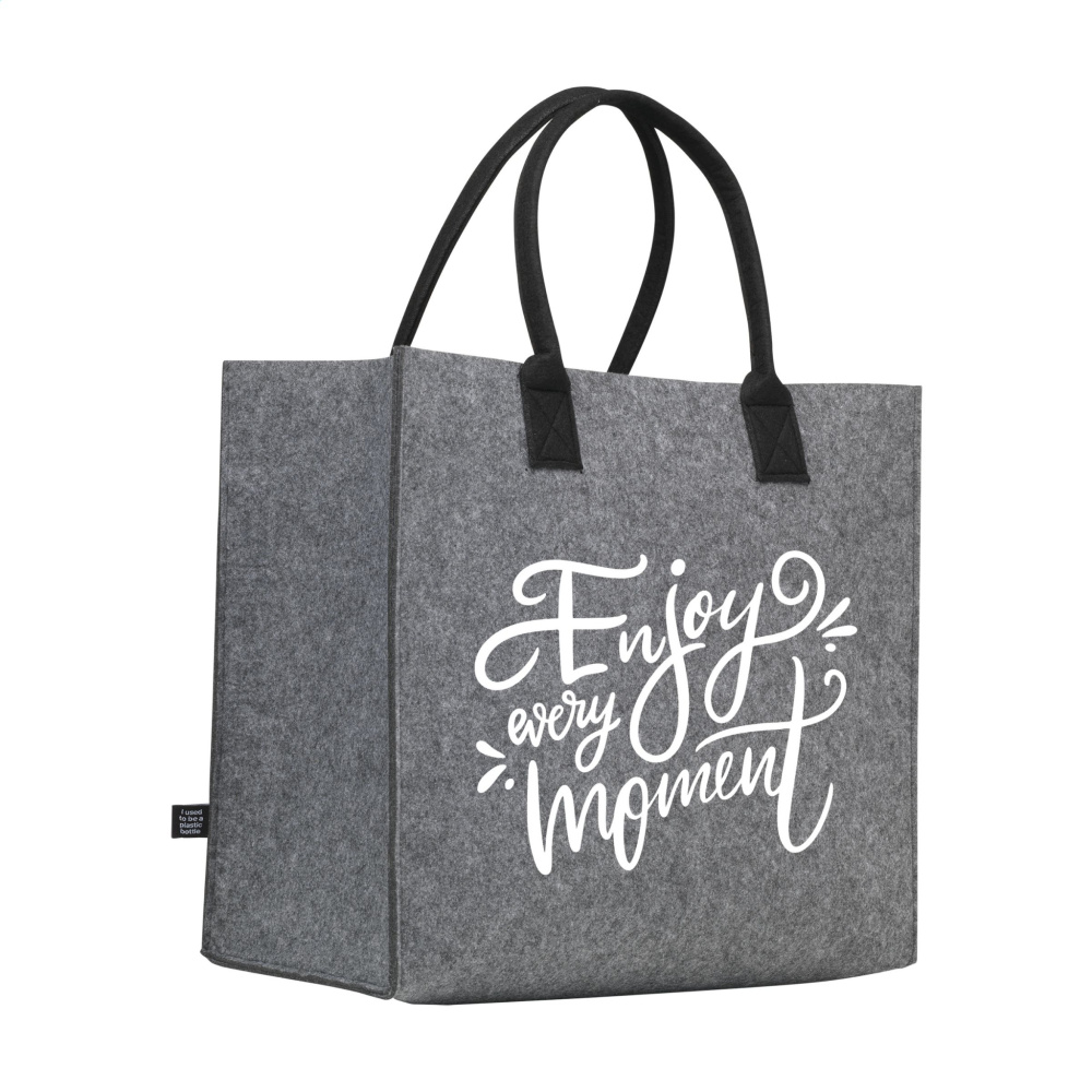 Logo trade promotional merchandise photo of: BigShopper Argus GRS RPET Felt