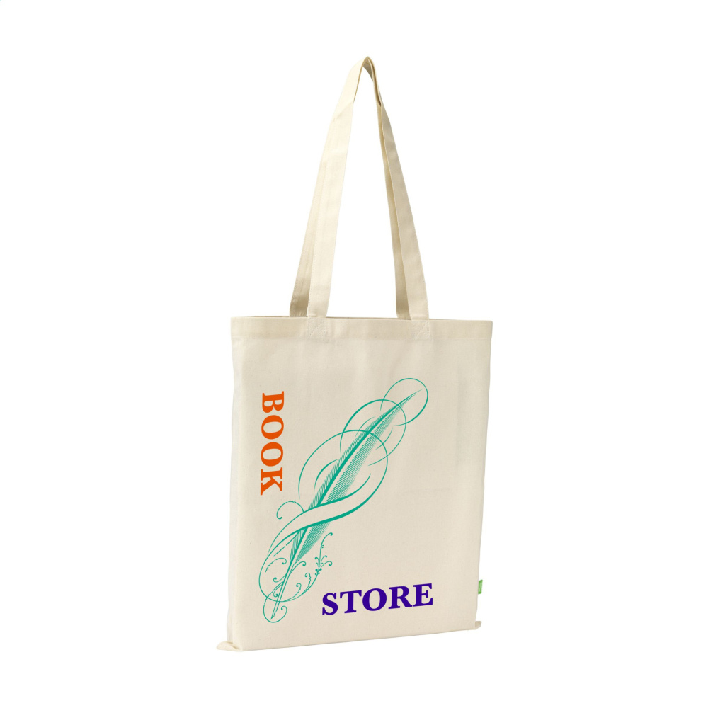 Logo trade promotional gifts image of: Organic Cotton GOTS Shopper (140 g/m²) bag
