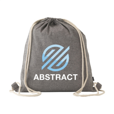 Logotrade advertising product image of: GRS Recycled Cotton PromoBag (180 g/m²) backpack