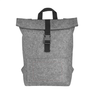 Logo trade promotional gift photo of: Nolan GRS RPET Felt backpack