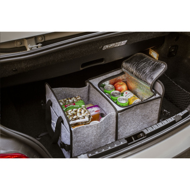 Logo trade promotional gift photo of: Trunk GRS RPET Felt Organiser Cooler bag