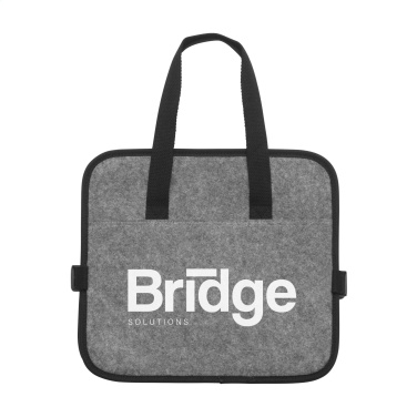Logo trade business gift photo of: Trunk GRS RPET Felt Organiser Cooler bag