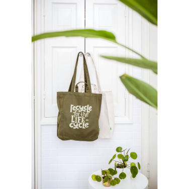 Logo trade promotional gift photo of: Organic Cotton Canvas Tote Bag (280 g/m²)