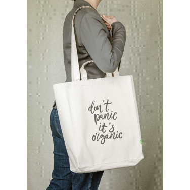Logotrade promotional product picture of: Organic Cotton Canvas Tote Bag (280 g/m²)