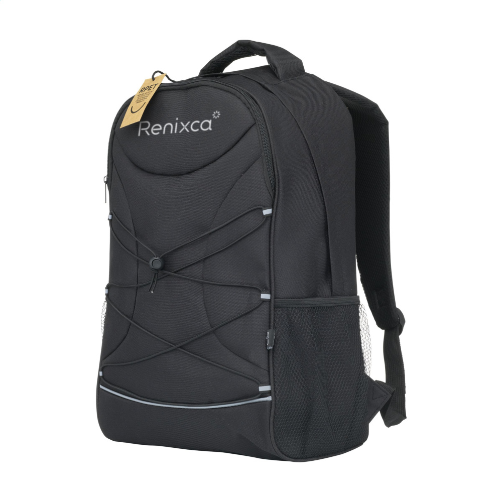 Logo trade promotional gifts image of: Flashline GRS RPET Laptop Backpack