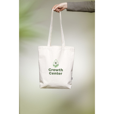 Logotrade promotional giveaway image of: GRS Recycled Canvas Bag Natural (260 g/m²)