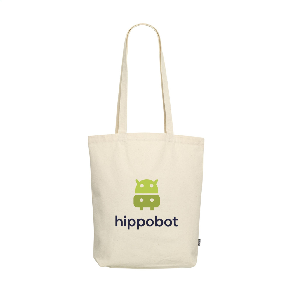 Logo trade promotional gifts picture of: GRS Recycled Canvas Bag Natural (260 g/m²)