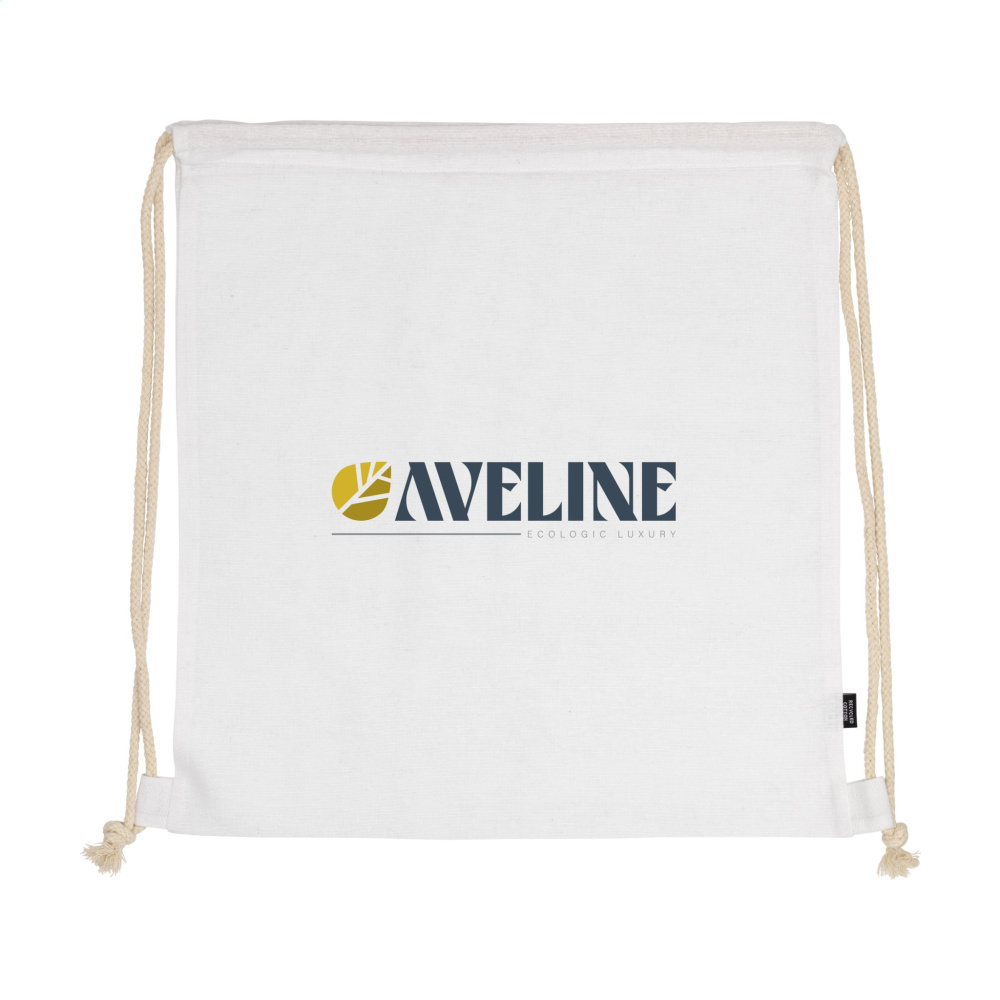 Logo trade promotional items picture of: PromoColour GRS Recycled Cotton Backpack (150 g/m²)