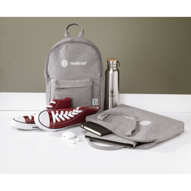 Logo trade advertising products picture of: Wolkat Agadir Recycled Textile Backpack
