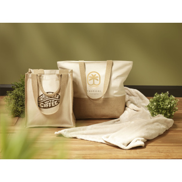 Logo trade promotional products image of: Cancun Beachbag Organic Cotton (320 g/m²)