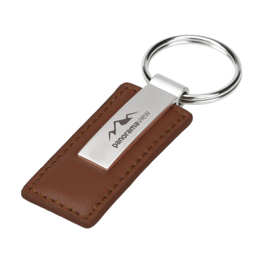 Logotrade business gift image of: LeatherKey keyring