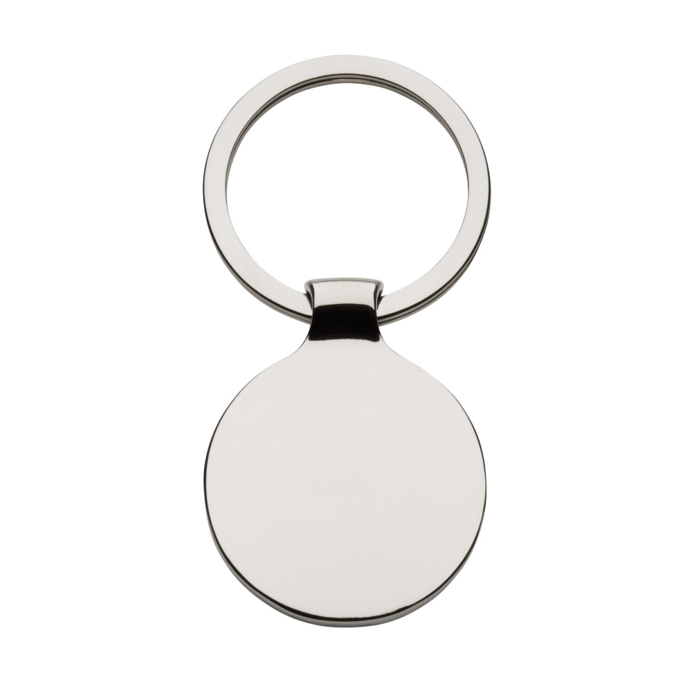 Logotrade promotional merchandise picture of: KeyTag Circle keyring
