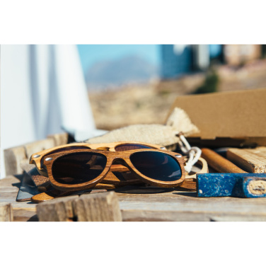 Logo trade promotional giveaways picture of: LookingWood sunglasses