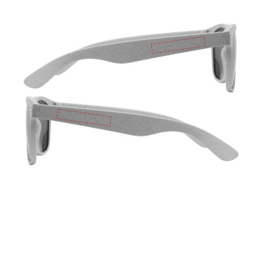 Logo trade promotional item photo of: Malibu Eco Wheatstraw sunglasses