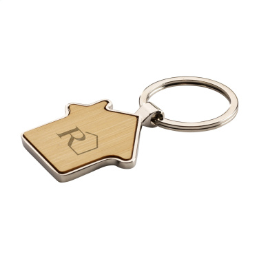 Logotrade promotional giveaway picture of: Casa bamboo keyring