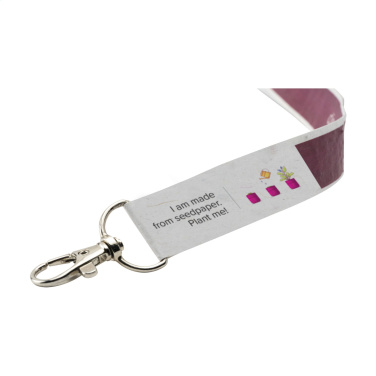 Logo trade advertising products image of: Seed Paper Lanyard 2 cm