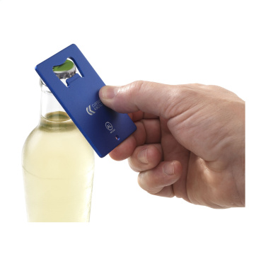 Logo trade promotional merchandise photo of: Carta Opener Recycled Alu bottle opener