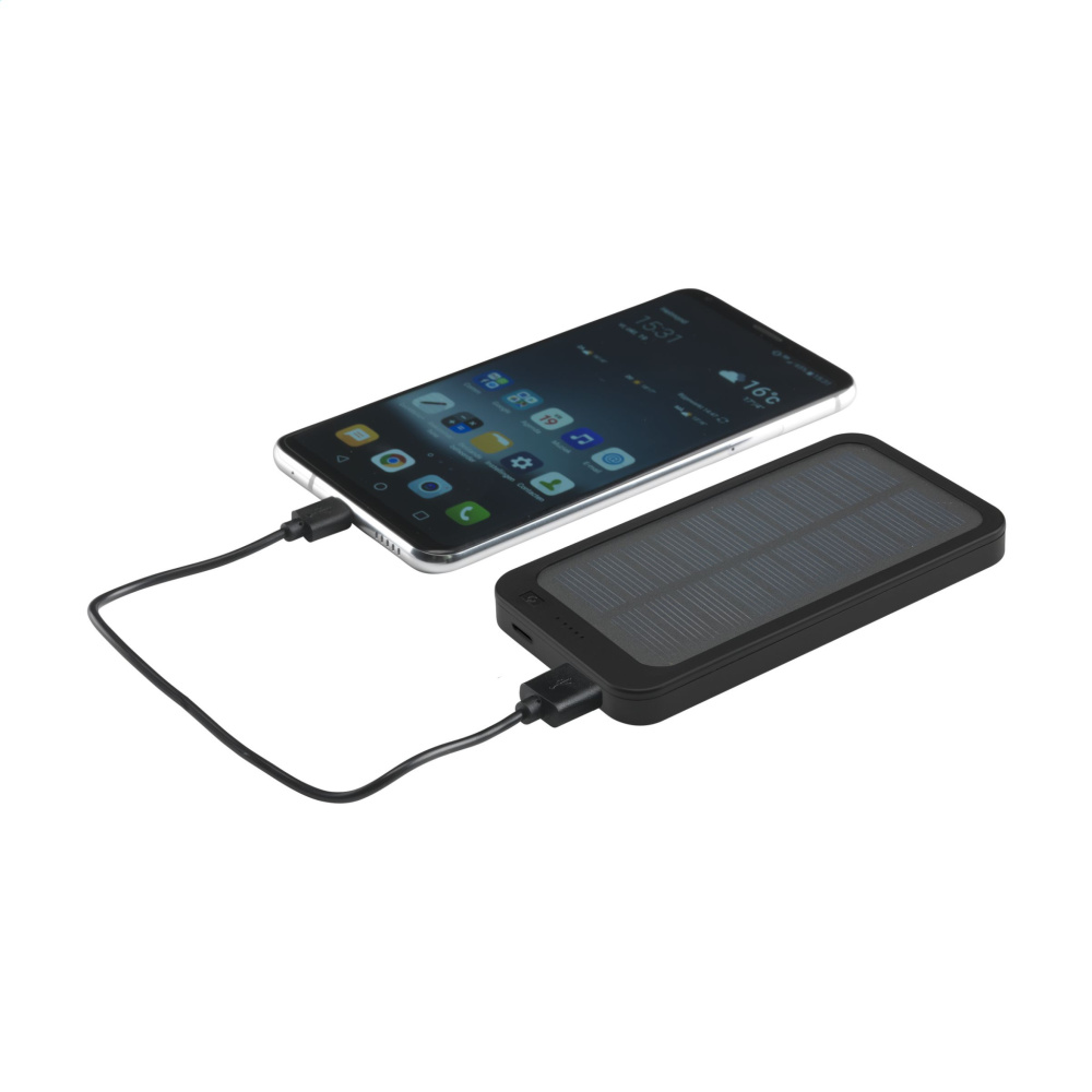 Logotrade business gift image of: Solar RCS Powerbank 4000 power charger