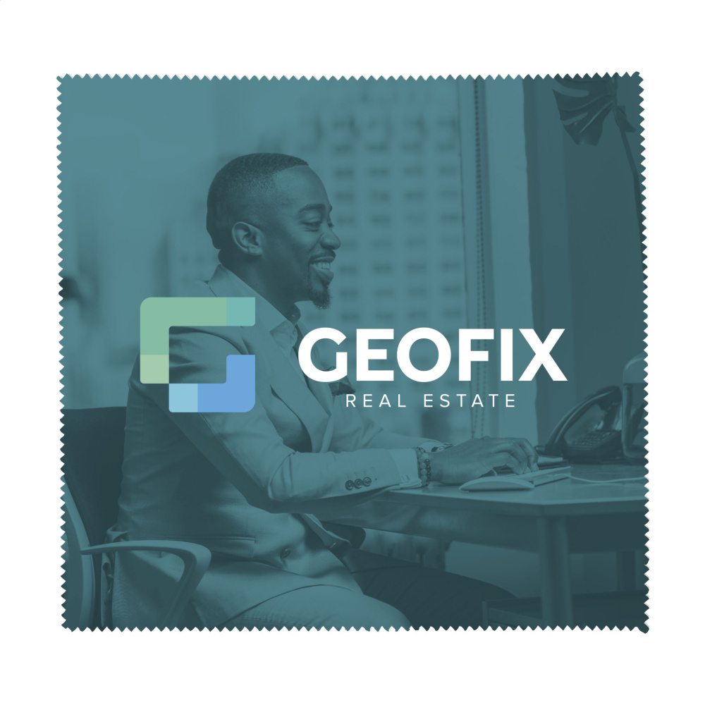 Logo trade promotional merchandise photo of: Microfiber Cleaning Cloth