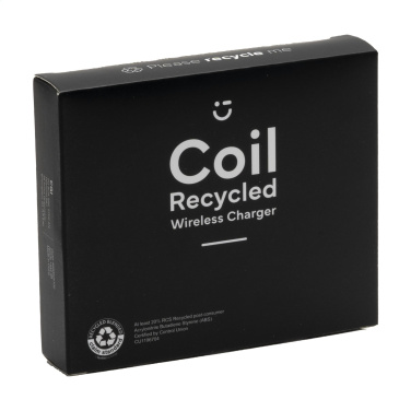 Logotrade promotional giveaway image of: Coil RCS Recycled Wireless Charger