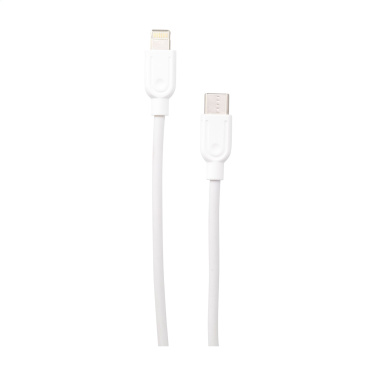 Logo trade promotional gifts image of: Charging Cable RCS Recycled ABS-TPE