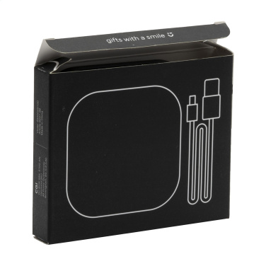 Logo trade promotional gifts picture of: Bamboo Wireless Charger 15W