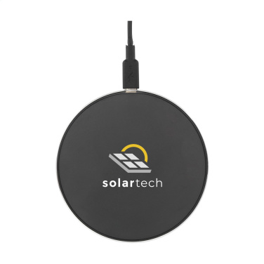 Logo trade advertising product photo of: Tecco GRS Recycled Alu 15W Wireless Charger