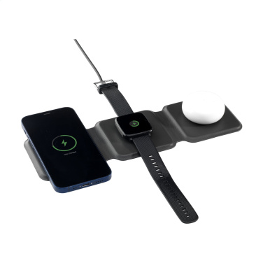 Logotrade corporate gifts photo of: TriCharge RCS  Recycled PU Wireless Charger