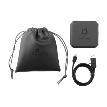 Logo trade promotional items picture of: TriCharge RCS  Recycled PU Wireless Charger