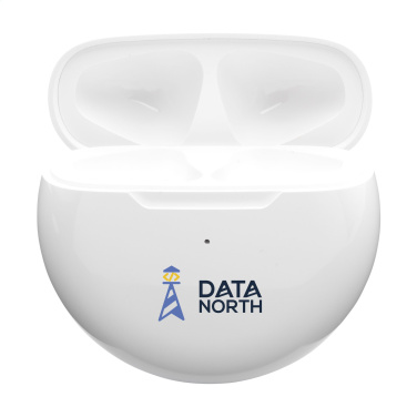 Logotrade promotional giveaway image of: Calypso RCS Recycled Wireless Earbuds