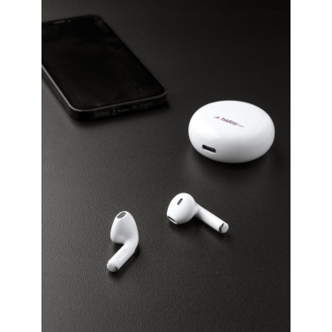 Logo trade promotional items picture of: Calypso RCS Recycled Wireless Earbuds