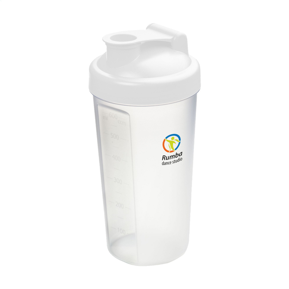 Logo trade promotional merchandise image of: Shaker Protein 600 ml drinking cup