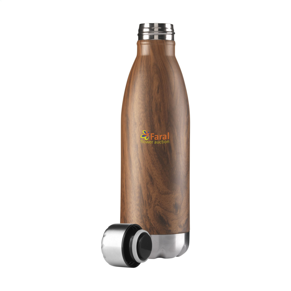 Logo trade promotional giveaways picture of: Topflask Wood 500 ml drinking bottle