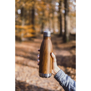 Logo trade promotional products image of: Topflask Wood 500 ml drinking bottle