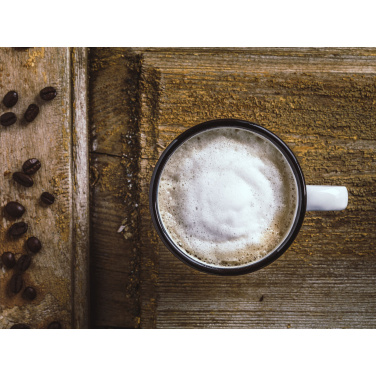 Logo trade promotional giveaways image of: Retro Enamel Mug 350 ml