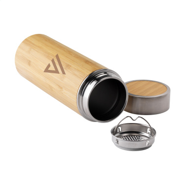 Logo trade corporate gifts picture of: Osaka 360 ml bamboo thermo bottle/thermo cup