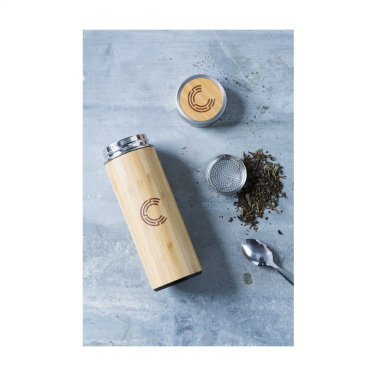 Logotrade promotional gift picture of: Osaka 360 ml bamboo thermo bottle/thermo cup