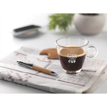 Logo trade promotional products picture of: Lugano Coffee Glass 230 ml