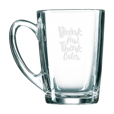 Logo trade promotional gift photo of: Morning Tea Glass 320 ml