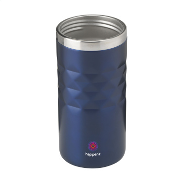 Logo trade promotional giveaways image of: Geometric Mug RCS Recycled Steel 280 ml thermo cup