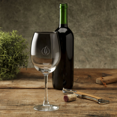 Logotrade promotional giveaway image of: Smokey Wine Glass 465 ml