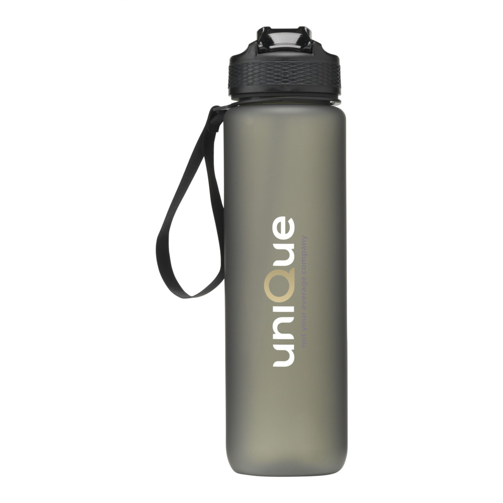 Logo trade promotional items image of: AquaSport GRS Recycled Water Bottle 1,000 ml