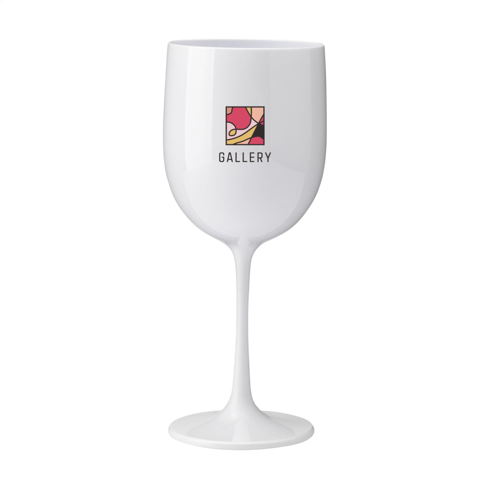 Logo trade promotional item photo of: Lunaire Reusable Wine Glass 480 ml